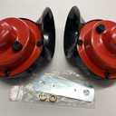 MR-Style Set of 2 x 2 horns for car, 12 V and 410 - 510 Hz, spare part universally usable for car to assemble