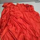 Memoriesea Women\'s Sleeveless Bodycon Spaghetti Strap Ruched Evening Party Maxi Dress Red, M