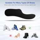 Carbon Fiber Insole Morton's Extension Orthotic, FAKILO 1 Pair Rigid Foot Support Insole Insert for Hallux Rigidus, Turf Toe, Hallux Limitus - 215 mm - Women's Size 6-6.5, Men's 5-5.5