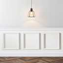 3 Set Pre-Cut Accent Wall Molding Kit Wainscoting Panels | 16x16 Inch, White Paintable PS Panels, Premade, For Interior Walls Home Decor, Requires Adhesive