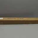 Heavy Duty Curtain Rods,1 1/4" Large Diameter Premium Nonadjustable Curtain Rod,84in/7ft Custom Window Treatment Rods with Durable Aluminum Brackets and End Caps,Black Finish