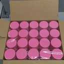 Tanlade 60 Pcs 3 oz Clear Plastic Jars with Lids Wide Mouth Mason Jars Mini Storage Containers Bulk for Herb Jelly Wedding Valentine Favors Shower Party Favors(Pink)