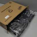 GHERISN Dish Drainer Rack with Drip Tray, Sink Dish Drainer with Drainage Spout, Stainless Steel Dish Drying Rack with Cups, Utensil & Cutting Board Holders for Kitchen Counter Space-Saving, Black