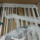 Regalo Easy Step 49-Inch Extra Wide Baby Gate, Includes 4-Inch and 12-Inch Extension Kit, 4 Pack of Pressure Mount Kit and 4 Pack of Wall Mount Kit