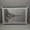 upsimples 24x36 Poster Frame, Display Pictures 20x30 with Mat or 24 x 36 Without, Wall Hanging Picture Frames, Black, 1 Pack