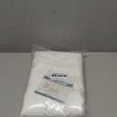 H.VERSAILTEX Pure White Curtain Thermal Insulated Tie Up Window Shade Light Blocking Curtains for Bathroom, Rod Pocket Panel- 42in Wide by 63in Long