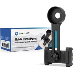 STARSCOPE Monocular G3 Phone Mount - Dual Spring-Loaded Telescope Adapter