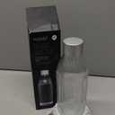 Mysoda Glass Carbonating Bottle 1L Silver - Compatible Only With MySoda Glassy Sparkling Water Maker - Quick-Lock Reusable Bottle - Lid and Base Made of Aluminum - BPA Free