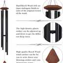 60" Extra Large Wind Chimes for Outside Deep Tone, Sympathy Memorial Gifts for Loss of Loved One,Big Hexagonal Tuned Wooden Wind Chime Outdoor Clearance for Garden,Yard,Patio and Lawn
