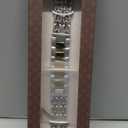 Wearlizer Metal Band Compatible with Samsung Galaxy Watch 7 6 5 4 FE Active 2 40mm 44mm/Watch 6 4 Classic 43mm 47mm 42mm 46mm/Watch 5 Pro 45mm Bands, 20mm Dressy Stainless Steel Chain Strap Women (Starlight/Gold)