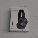 Sony MDR-ZX310AP ZX Series Wired On Ear Headphones with mic, Black