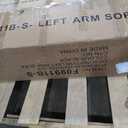 L-Shaped Sectional Sofa with Movable Chaise & Storage Ottoman, Lounge 3-Piece Modular Convertible Couches for Living Room, Apartment & Office, Black Grey