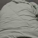 Bedsure King Size Comforter Set - 7 Pieces Reversible Sage Green Bedding, King Size Bed Set for All Seasons, Bed in a Bag with Down Alternative Comforter, Sheets, Pillowcases & Shams