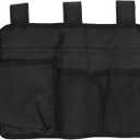 Multipurpose bedside hanging storage bag with multiple pockets, made of premium nylon material, for chairs, bedsides, hammocks, strollers, dormitory bunk beds