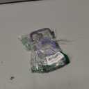 Magnetic Case for iPhone 17 - [Built-in Invisible Stand] [Compatible with MagSafe] [Military Grade Drop Protection] Anti-Yellowing Hard Back Silicone Edge Cover, 6.3", Clear Purple