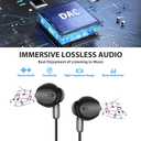 USB C Wired Earbuds for Pixel 10 9 XL, USBC Headphones Noise Isolating with Mic Stereo Magnetic Type-C Earphone for iPhone 17 Pro Max Air 16 15 Plus iPad A16 Galaxy S25 Ultra S24 S23 Fe A35 Flip 7 6