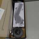 Leebein Electric Spin Scrubber, Cordless Cleaning Brush for Bathroom Shower Tub, IPX7 Waterproof Power Scrubber with 7 Brush Heads, Extendable Long Handle and 2 Speeds Scrubber for Bathtub Floor (Black)