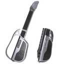 Kids Guitar, Three Tones Switchable with Strap, Toy Guitar Musical Instruments for Kids, Ten Hour Playtime, Foldable Toddler Musical Toys, Age 2-5 Year Old Boys Girls Gifts-(Black)