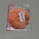 WEVEN Orange Party Hanging Swirl Decorations Plastic Streamer for Ceiling, Pack of 28