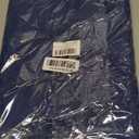 Cloth Placemats Set of 6, Cotton Linen Blend Machine Washable Durable Linen Table Mats, Heat Resistant Placemats Wrinkle Free Place Mats for Dining Table, Easy to Clean (Navy Blue, 6)