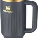 STANLEY Quencher H2.0 Tumbler with Handle and Straw 40 oz | Flowstate 3-Position Lid | Cup Holder Compatible for Travel | Insulated Stainless Steel Cup | BPA-Free | Fluted Twilight