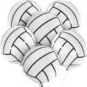 KatchOn, Volleyball Balloons for Volleyball Party Decorations - 18 Inch, Pack of 6 | Volleyball Sports Balloons, Senior Night Decorations | Volleyball Mylar, Birthday Decorations