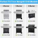Replacement Parts for Nexgrill 720-0898, Drip Pan Grease Tray, Grill Heat Plates, Burner Tubes and Igniter for Nexgrill 720-0898 Deluxe 6 Burner Gas Grill