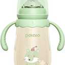 POTATO Baby Bottles PPSU Baby Feeding Bottle 10 oz Anti-Colic Bottles with Silicone Nipples Breastfeeding Bottles for Babies & Toddlers- Green