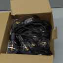 Brightown Outdoor String Lights, 50FT 25 G40 Bulbs Shatterproof Patio Lights, IP65 Waterproof Dimmable Hanging Connectable Globe LED Outdoor Lights for Backyard, Bistro, Porch, Deck, Balcony (Black)