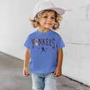 BOUTIKOME Toddler Baby Boys Girls Baseball Shirt Baseball Team Graphic T-Shirt Baseball Fan Tees Game Day Outfit Summer Tops(Blue,2-3T)