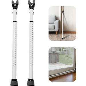 Sliding Door Security Bar, Door Jammer 2-in-1 Adjustable, Door Stoppers Security – 40 Different Adjustments, by Guard Dog Security