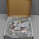 Dahlia Wreaths for Front Door Decor, 20" Artificial Daisy Mums Flowers Wreath Decorations for Spring Summer Home Door Window Outside Wall Indoor Outdoor Porch and Birthday Wedding Party