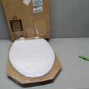 Bemis 1500EC 390 Lift-Off Wood Elongated Toilet Seat, Cotton White (Pack of 1)