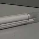 Motorized Blinds No Drill Automatic Roller Shades with Remote Control Smart Electric Window Blinds (White, 35 x 72)