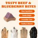 3 x MULTIBITES Beef & Blueberry Bites 5 oz Soft Dog Treats Dog Training Treats Beef Dog Treats High Protein & Antioxidant Support Chewy Dog Treats