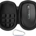 co2CREA Hard Case Replacement for Logitech MX Anywhere 3S Anywhere 3 Anywhere 2S Anywhere 2 Compact Performance Mouse (Graphite Case)