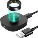 sylacor Compatible with Oura Ring Gen 3 Charger, Fast Charging Dock with USB-C Cable for Ring Gen 3 Horizon/Heritage (Size 9 New)