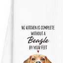 Beagle Gifts Kitchen Towels, Beagle Gifts for Women Men Beagle Lovers, Beagle Dog Dish Towels Tea Towels for Kitchen, Beagle Dog Hand Towels, Beagle Dog Kitchen Decor, 16x24 Inch