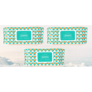 Joonya Hand Sanitizer Wipes, 80 Sanitizing Wipes, Resealable Packs (3 packs)