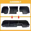 Car Underseat Storage Box Fitment for Chevy Silverado/GMC Sierra 1500 2500HD 3500HD (2019-2026 4-Door Models)