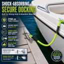 Bungee Dock Lines - Quick and Easy Dock Rope for Jet Ski, PWC, Seadoo, WaveRunner, Pontoon, Bass Boat, Size: 1 Loop 1 Clip End