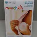 Munchkin Breast Milk Collector Cups with Storage Plug, Food Grade Silicone, BPA Free, 1.5 Ounces Each - Discreet & Comfortable, Leak Free, Breastfeeding Essential for Postpartum Moms, 2 Pack
