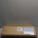 VECELO C Shaped End Side Table with Charging Station & Power Outlets for Couch Sofa/Bed, Snack TV Tray with Metal Frame for Living Room Bedroom 1 PCS Gold