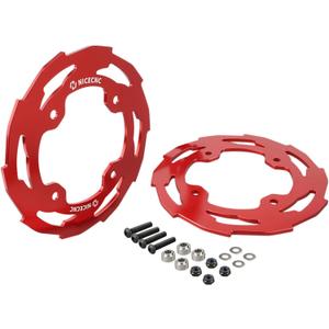 NICECNC Sprocket Guard Chain Cover Protector Compatible with Yamaha YFZ450R 2009 2010 2011 2012 2013-2023, YFZ450R SE 2009-2019 2020 2021 2022 2023, See Fitments Red