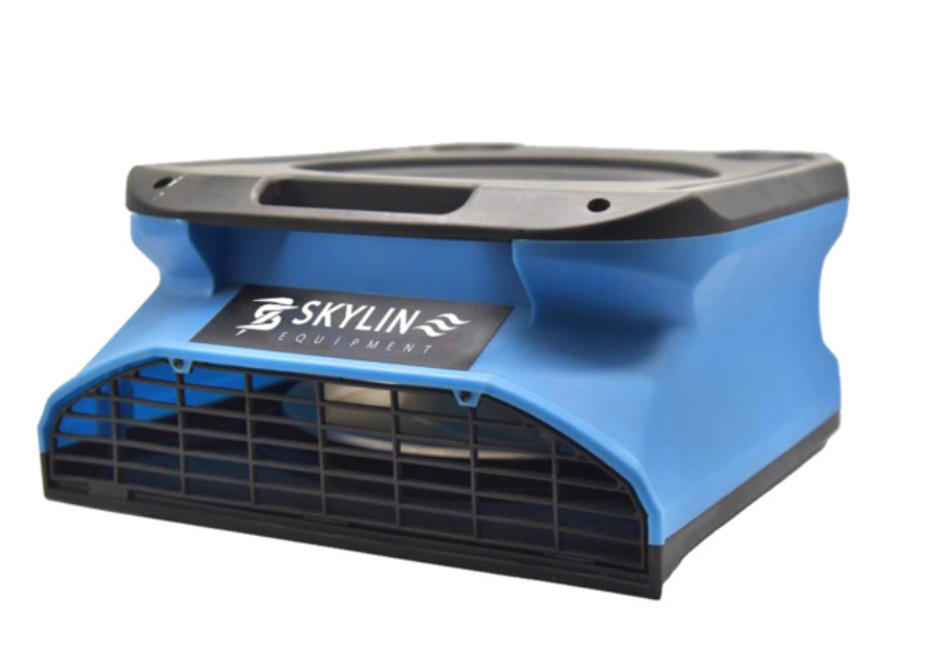 Commercial Turbo Blower Dryer - 1100 CFM, 1/3 HP, Lightweight 18.3 lbs, Stackable, Portable Air Mover