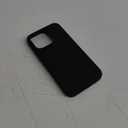 ORNARTO Compatible with iPhone 16 Pro Case 6.3", Slim Liquid Silicone 3 Layers Soft Gel Rubber Shockproof Protective Case with Anti-Scratch Microfiber Lining-Black