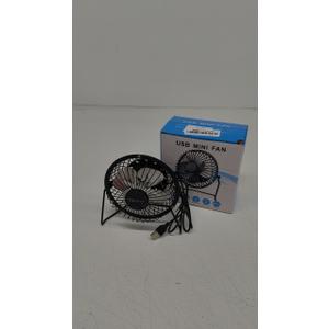 4 inch Personal Fans,USB Small desk Quiet Fan, 360° Rotation Mini Portable Table Fan,Air Cooling Electric Fans for Home Office Bedroom Travel Camping (Black)
