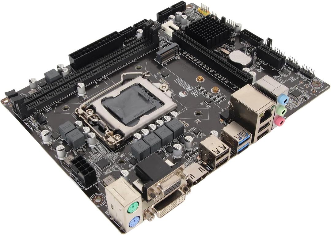 LGA1151 Motherboard, Support 8 9 Generation (for Lvy Bridge) for Core CPU (LGA1151), Micro ATX H310 DDR4 NVME M.2 SATA 6Gb USB 3.0 PCI Express X16 X1 HMDI DV VGA