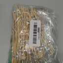 200 Pcs Cocktail Picks, 4.7 Inch Silver Disco Ball Decor Skewer for Appetizers, Fruit, Kebabs, Mini Burger, Bamboo Skewers for Drinks, Handheld Toothpicks, Food Sticks Natural, Kitchen Gadget