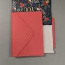 Honeyplum Christmas Thank You Cards With Envelopes - Set of 24 With Matching Color Envelopes & Gold Foil Stamp Lettering - Blank Inside